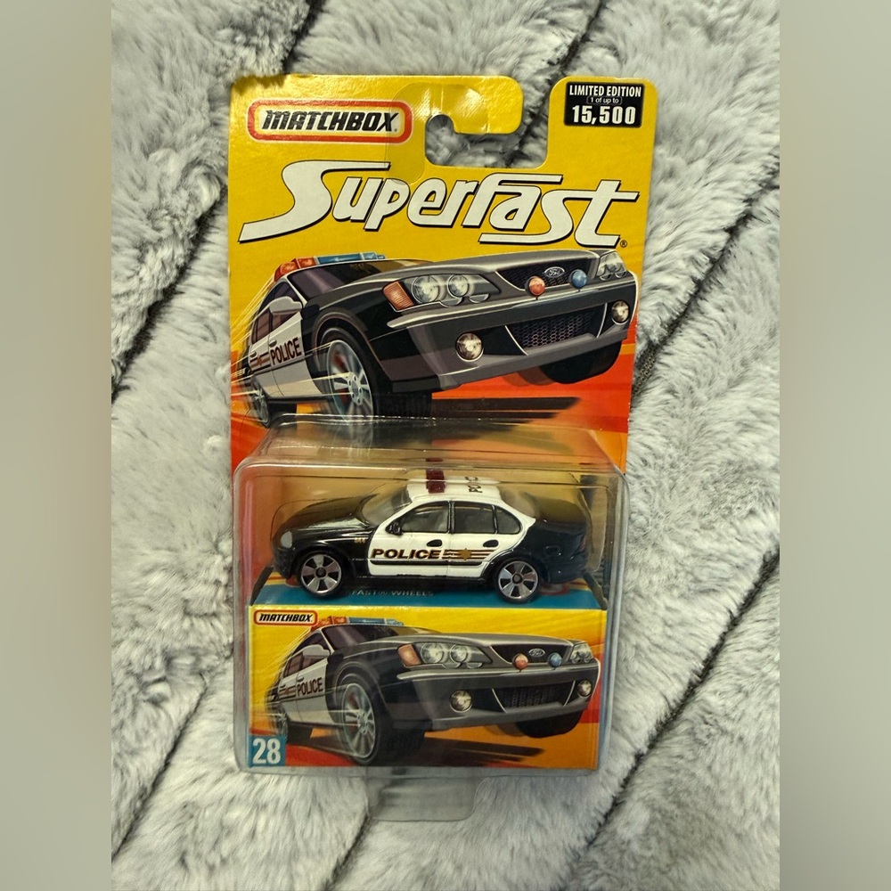 Matchbox Superfast Police Cruiser Toy Car